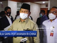 Prabowo: Kerja Sama Pertahanan RI-China Terhalang Covid-19