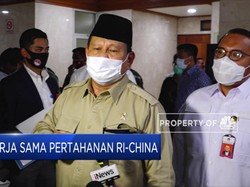 Prabowo: Kerja Sama Pertahanan RI-China Terhalang Covid-19
