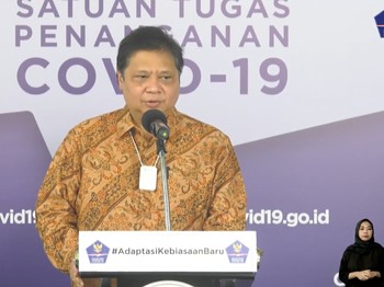 Airlangga: Sektor Produktif & Kantor Tetap Jalan