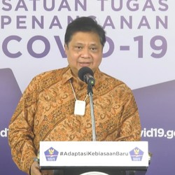 Airlangga 'Ramal' PDB RI 2020 Minus 1,7% Hingga 0,6%