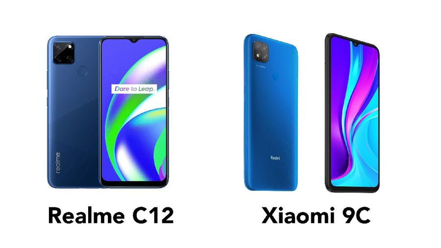 Realme C12 dan Xiaomi 9C