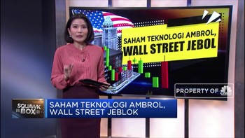 Saham Teknologi Ambrol, Wall Street Jeblok
