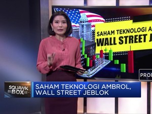 Saham Teknologi Ambrol, Wall Street Jeblok
