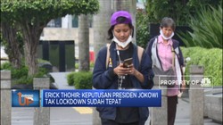 Erick: Keputusan Presiden Jokowi Tak Lockdown Sudah Tepat