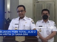 Kebijakan PSBB Total Jilid 2 Tuai Kritik Di Sana-Sini