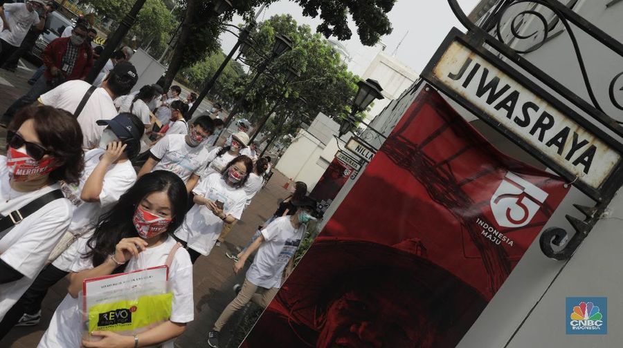 demo nasabah jiwasraya di kantor jiwasraya