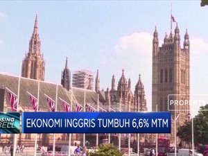 Lockdown Dilonggarkan, Ekonomi Inggris Tumbuh 6,6% (mtm)