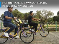 Mohon Maaf, 10 Kawasan Sepeda di Jakarta Ditiadakan