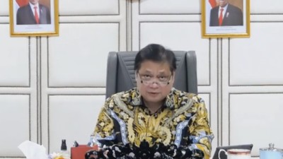Airlangga Hartanto, keterangan pers setelah rapat terbatas Airlangga Hartanto, keterangan pers setelah rapat terbatas