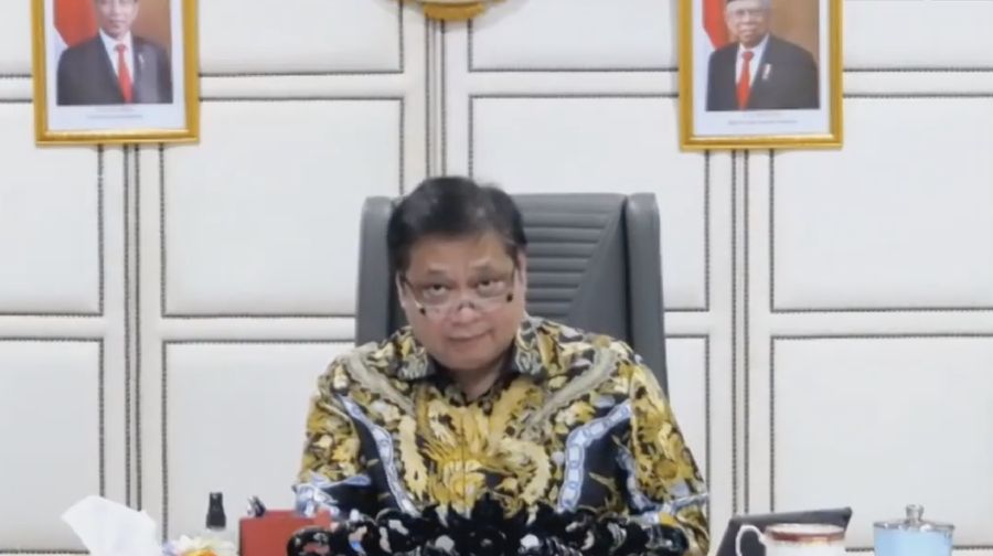 Airlangga Hartanto, keterangan pers setelah rapat terbatas 