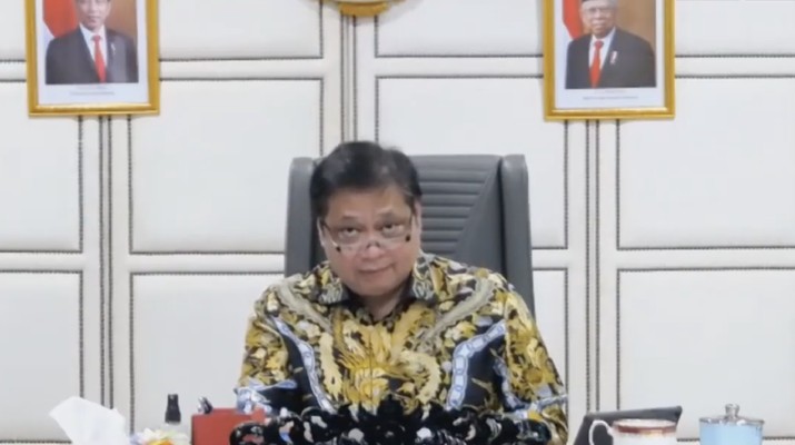 Airlangga Hartanto, keterangan pers setelah rapat terbatas 