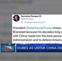 Dubes AS Untuk China Dicopot?