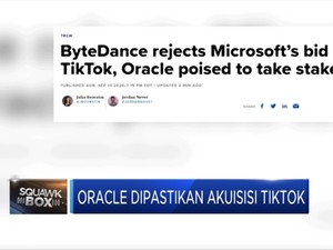 Oracle Dipastikan Akuisisi Tiktok