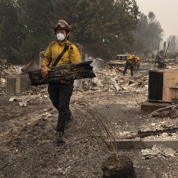 Potret 'Malapetaka' Kebakaran Hutan di Oregon AS