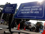 Penampakan Hari Pertama Penerapan PSBB Ketat Jakarta