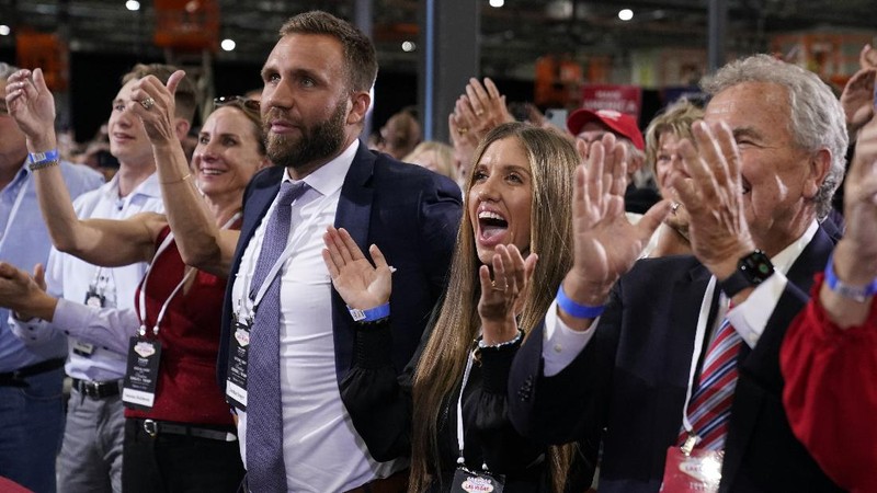 Sekitar ratusan pendukung calon presiden petahana Amerika Serikat, Donald Trump, yang mengikuti kampanye terbuka di Nevada. AP/Andrew Harnik