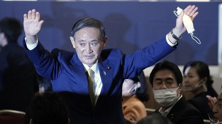 Yoshihide Suga. AP/Koji Sasahara