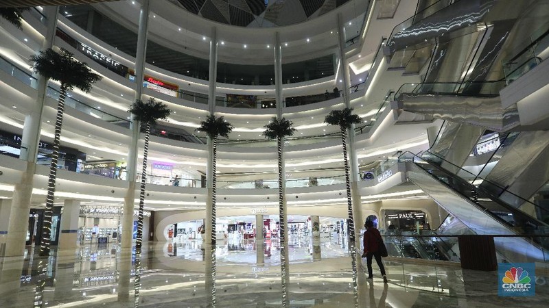 Ilustrasi mal Gandaria City. (CNBC Indonesia/Andrean Kristianto)