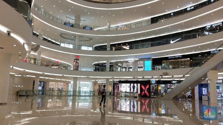 Ilustrasi mal Senayan City. (CNBC Indonesia/Andrean Kristianto)