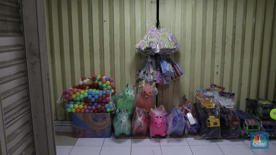 Pedagang pasar Gembrong, Jakarta. CNBC Indonesia/Muhammad Sabki)