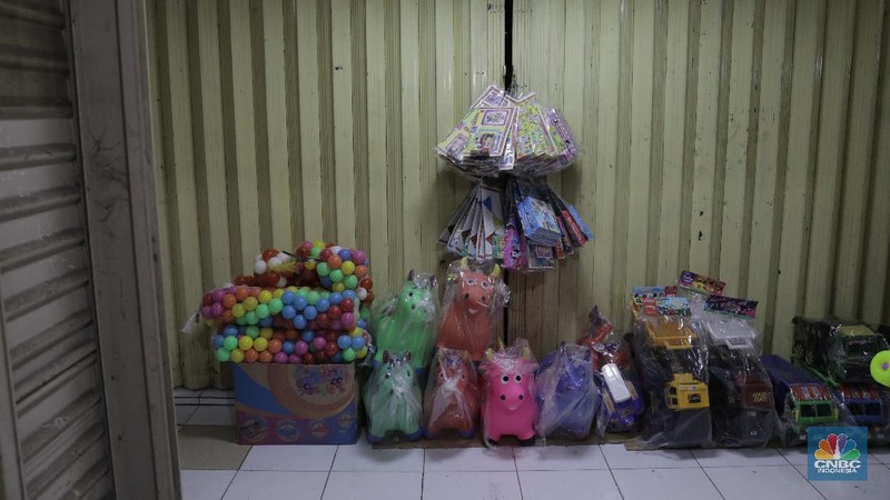 Pedagang pasar Gembrong, Jakarta. CNBC Indonesia/Muhammad Sabki)
