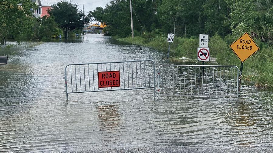 Badai Sally di Florida Panhandle dan pantai Alabama. AP/Lukas Flippo