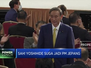 Sah! Yoshihide Suga jadi PM Jepang