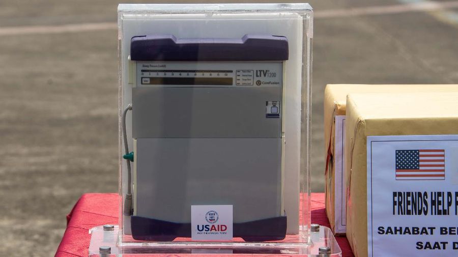Tambahan 400 ventilator asal AS tiba di Indonesia di bulan September 2020. Dok: Kedutaan Besar Amerika Serikat