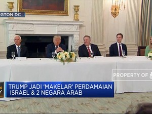 Trump Jadi Makelar Perdamaian Israel & 2 Negara Arab