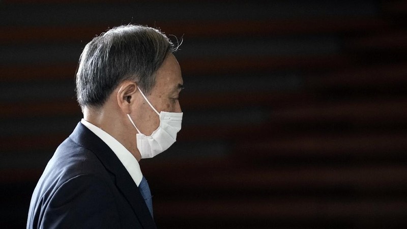 Yoshihide Suga resmi jadi PM baru Jepang. AP/Eugene Hoshiko