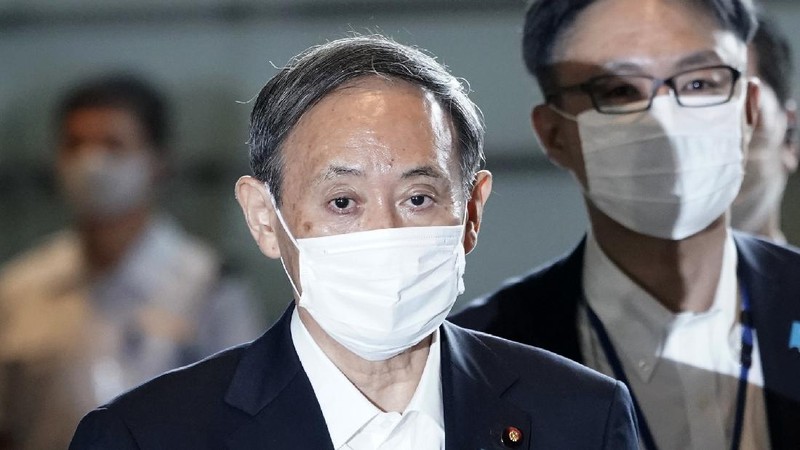 Yoshihide Suga resmi jadi PM baru Jepang. AP/Eugene Hoshiko