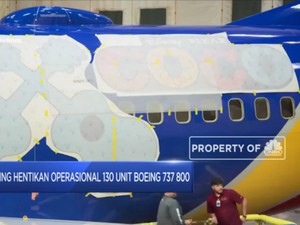 Southwest Airlines Hentikan Operasional 130 Boeing 737-800