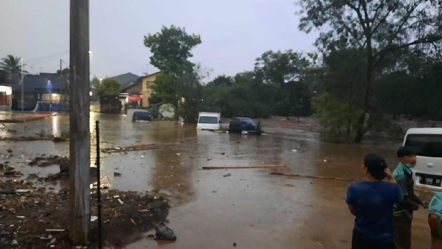 Banjir Bandang di Cibuntu Cicurug, Sukabumi, Jawa Barat (Ist)