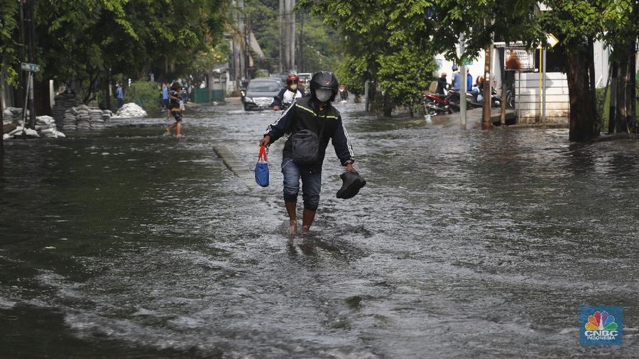 Banjir Jakarta (CNBC Indonesia/Tri Susilo)