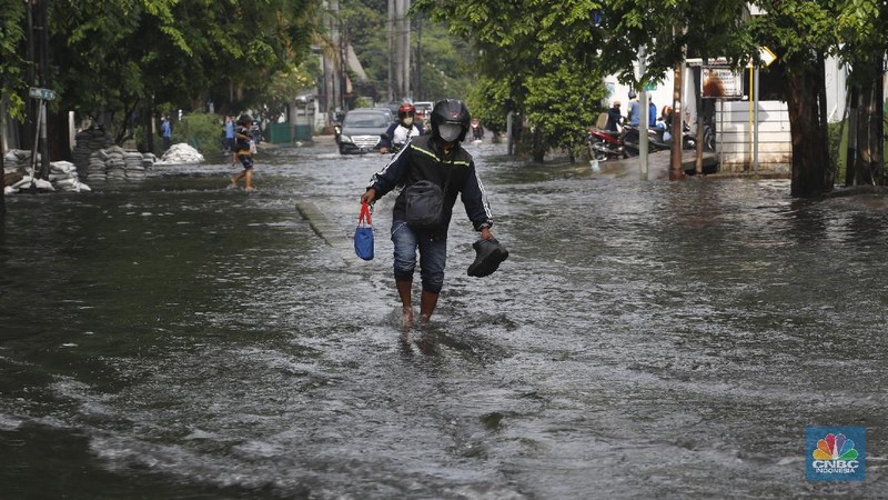Banjir Jakarta (CNBC Indonesia/Tri Susilo)