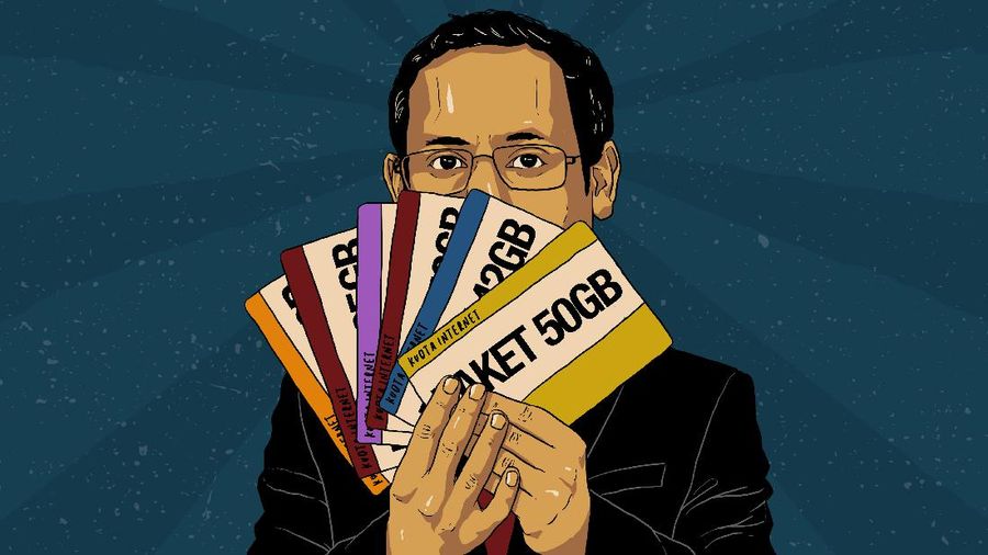 Infografis: Nadiem Cairkan Kuota Internet Gratis Belajar Online, Cek HP!