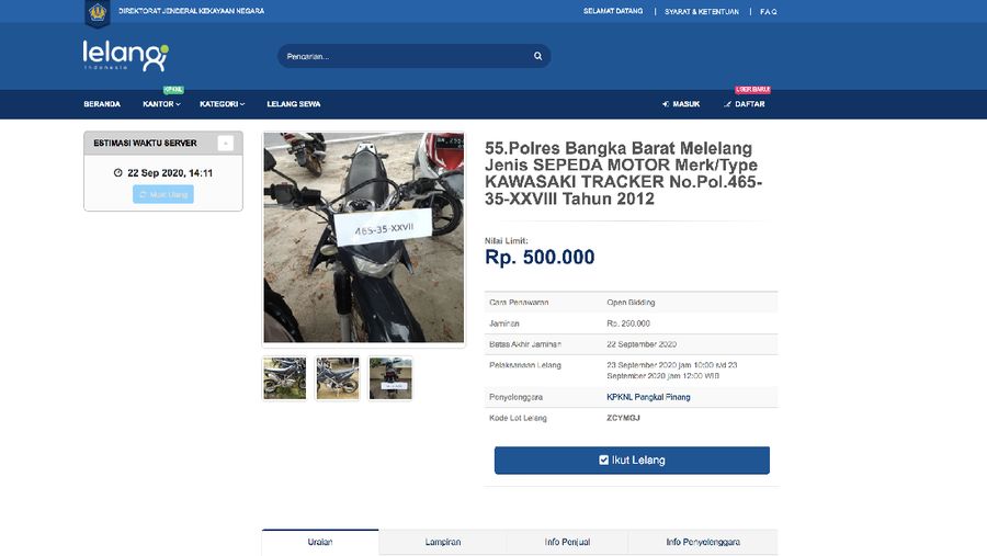 Lelang Motor