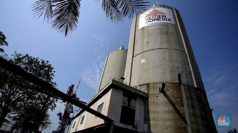Produksi Semen Gresik, PT Semen Indonesia (CNBC Indonesia/Tri Susilo)