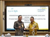 Bank bjb Salurkan Kredit Rp 500 M ke Bank Mantap