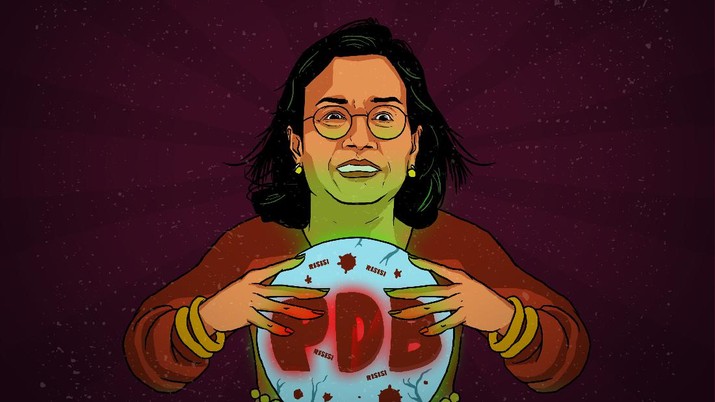 Infografis: Sri Mulyani 'Ramal' PDB Q3 Minus, RI Sah Resesi! Infografis: Sri Mulyani 'Ramal' PDB Q3 Minus, RI Sah Resesi!