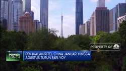 Januari-Agustus Penjualan Ritel China Turun 8,6% (yoy)