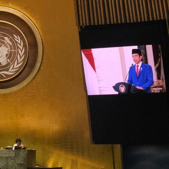 Begini 'Gaya' Perdana Jokowi di Sidang Umum PBB