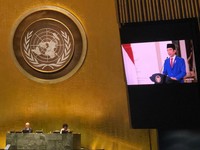 Begini 'Gaya' Perdana Jokowi di Sidang Umum PBB