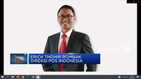 Erick Thohir Rombak Direksi Pos Indonesia