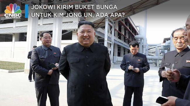 Jokowi Kirim Buket Bunga  untuk  Kim Jong Un Ada Apa  