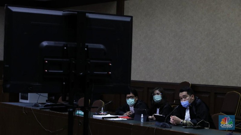 Sidang Tuntutan Jiwasraya (CNBC Indonesia/Tri Susilo)