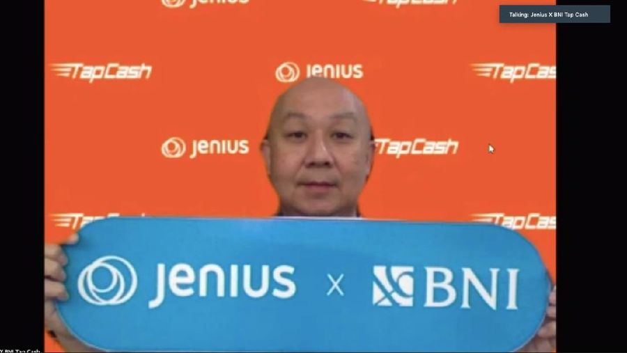 Virtual Press Conference Kolaborasi Jenius X BNI TapCash