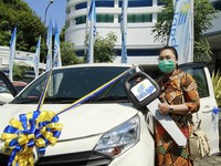 Modal Poin SMS Banking, Nasabah bank bjb Raih Mobil Sigra