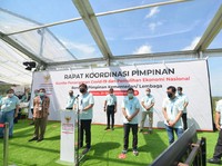 Menteri Airlangga Beri Contoh Rapat di Hotel yang Aman