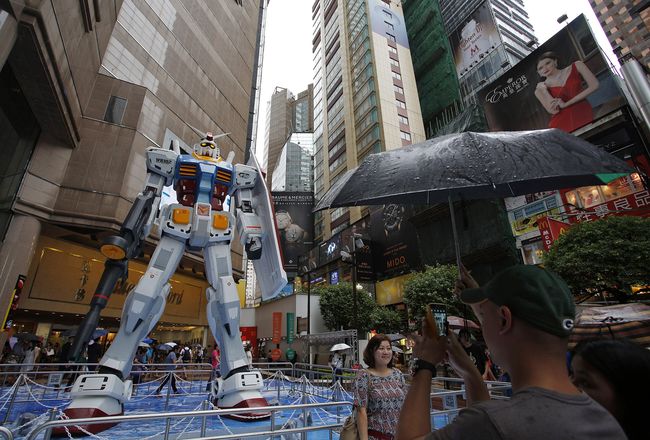 Hebatnya Orang Jepang  Bikin Robot  Gundam  Raksasa Bergerak